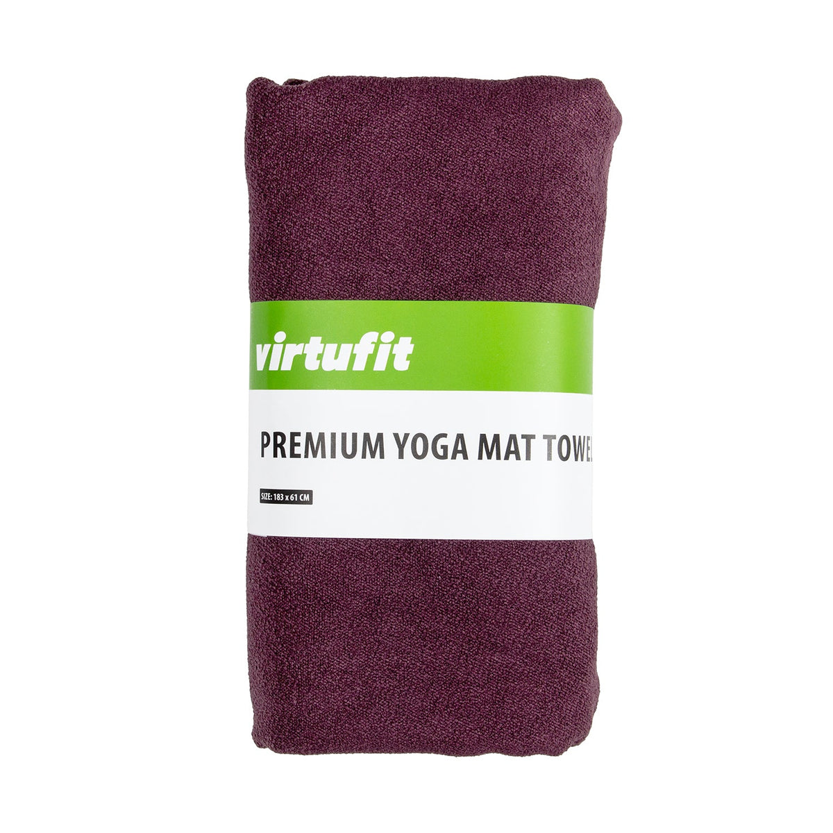 VirtuFit Premium Yogamat Handdoek - 183 x 61 cm - Mulberry - Aanzicht