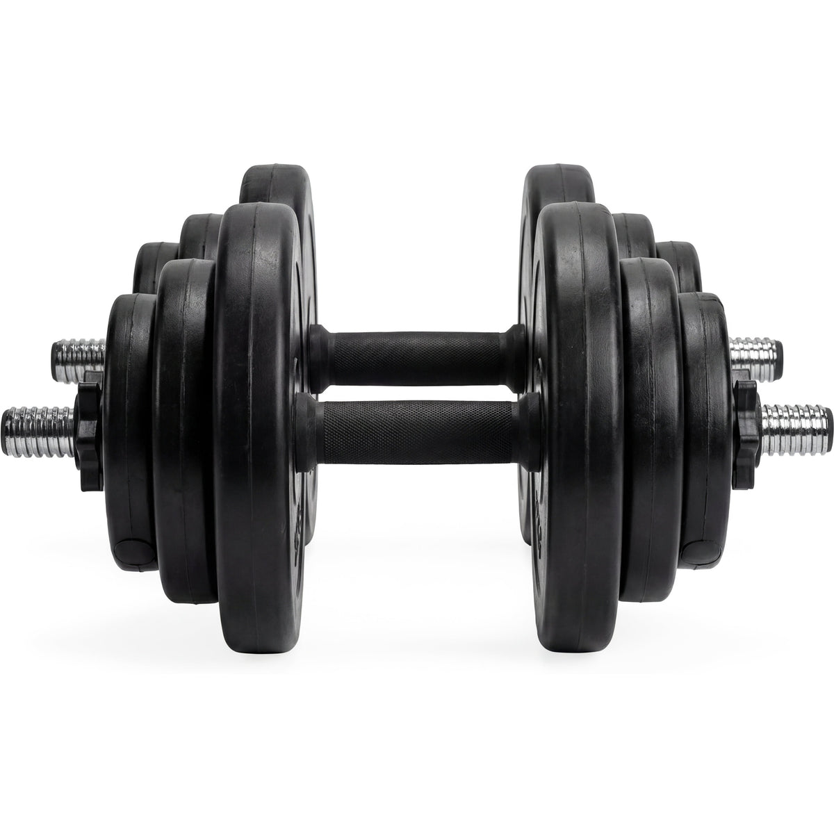 VirtuFit Multifunktionale Fitnessbank - Kurzhantelset Pro - 2 x 14 kg- Vinyl