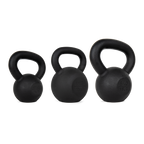 VirtuFit Kettlebell Set Gietijzer 4-6-8 kg - Aanzicht