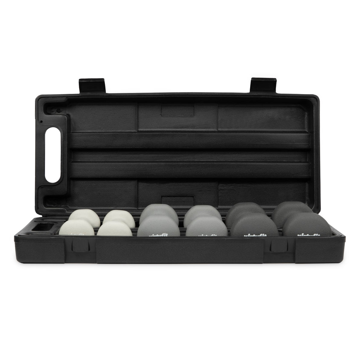 VirtuFit Dumbbellset - Halterset - Vinyl - Met Koffer - Aanzicht