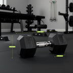 VirtuFit Hexa Dumbbell Pro Set - 2 x 27,5 kg - Aanzicht