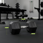 VirtuFit Hexa Dumbbell Pro Set - 2 x 30 kg - Aanzicht