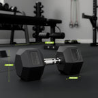 VirtuFit Hexa Dumbbell Pro Set - 2 x 37,5 kg - Aanzicht