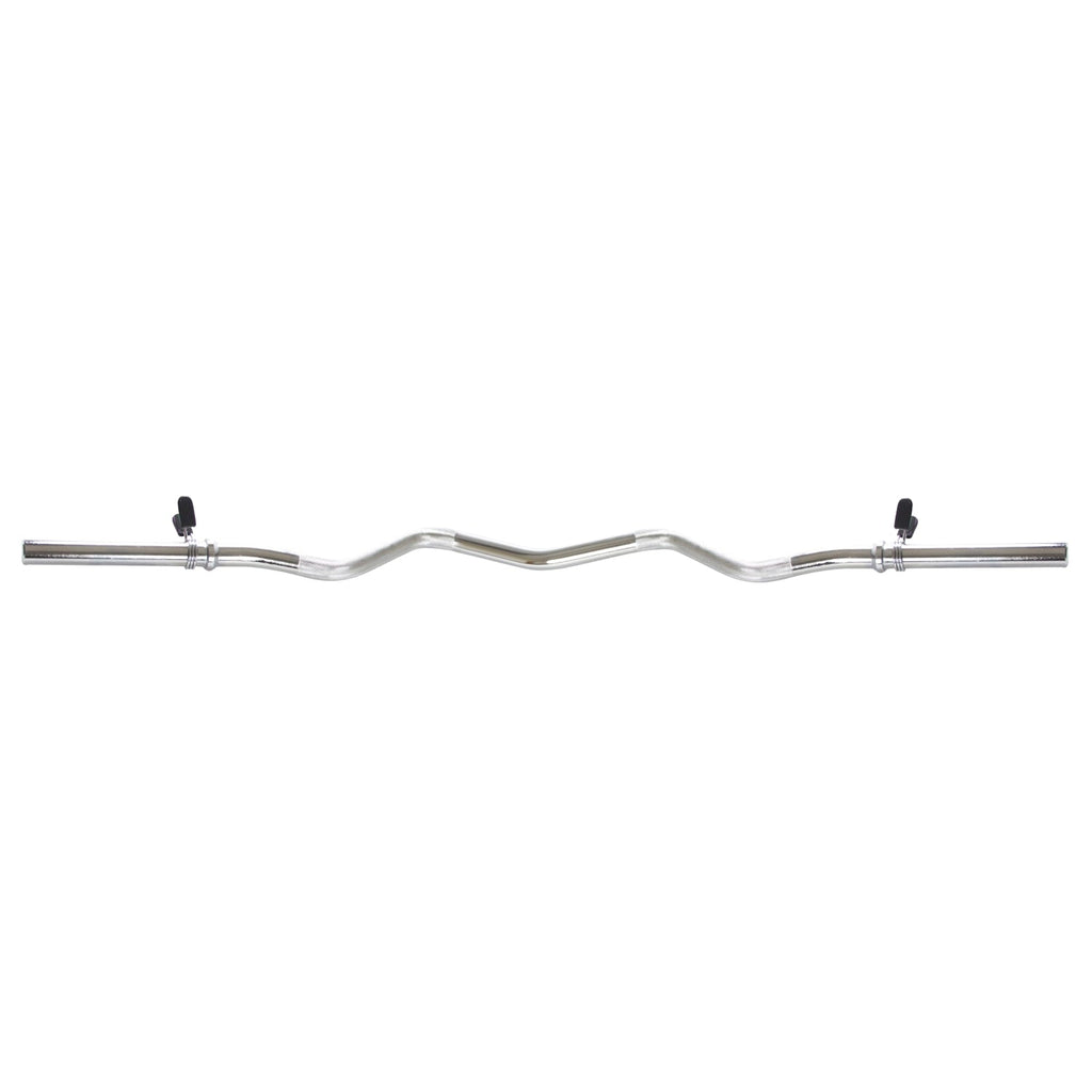 VirtuFit Gietijzeren Halterset - EZ Curlstang - Veerclip - 30 mm - 25 kg - Aanzicht