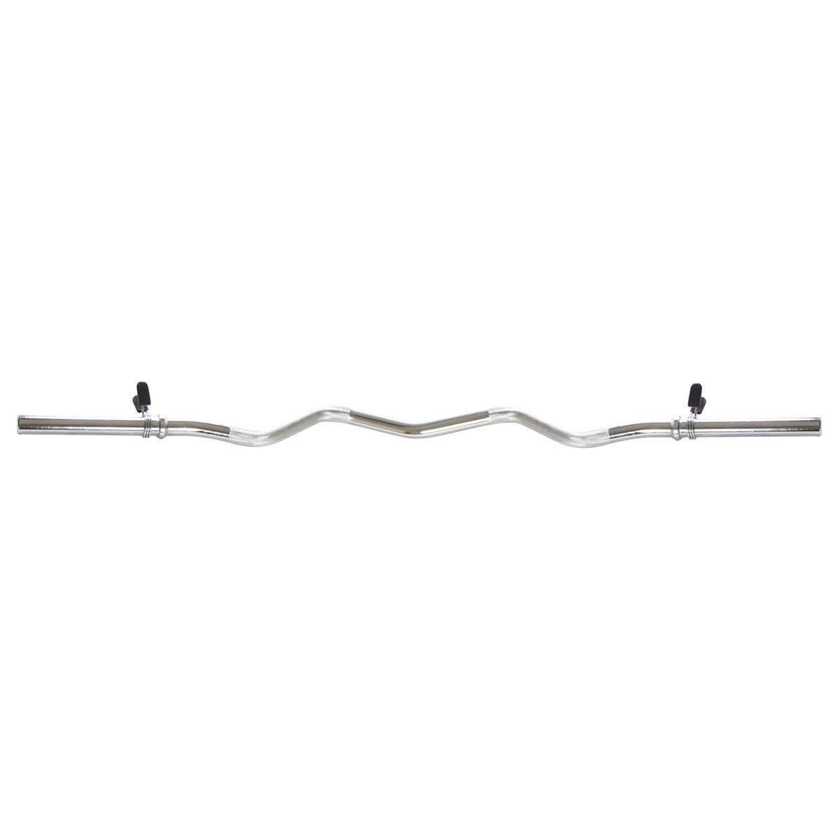 VirtuFit Gietijzeren Halterset - EZ Curlstang - Veerclip - 30 mm - 43 kg - Aanzicht