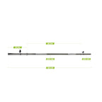 VirtuFit Halterstang - 120 cm - Veerclipsluiting - 30 mm - Aanzicht