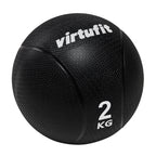 VirtuFit Medizinball Pro - Medizinball - 2 kg - Gummi - Schwarz - Zweite Chance