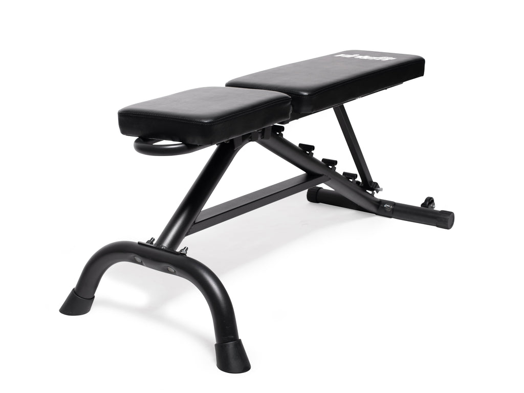 VirtuFit Multifunctionele fitnessbank - Halter/Dumbbellset Pro - 60,5 kg- Vinyl - Aanzicht
