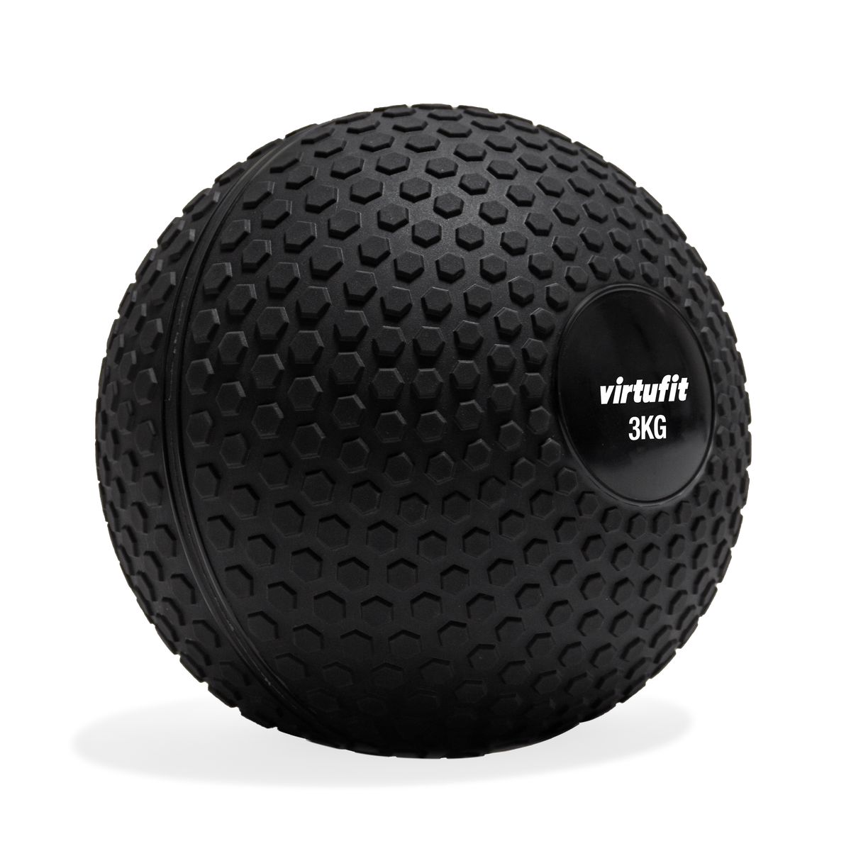 VirtuFit Slam Ball - Fitness Bal - 3 kg - Zwart - Afbeelding 5