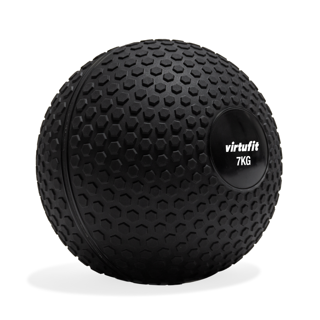 VirtuFit Slam Ball - Fitness Bal - 7 kg - Zwart - Afbeelding 5