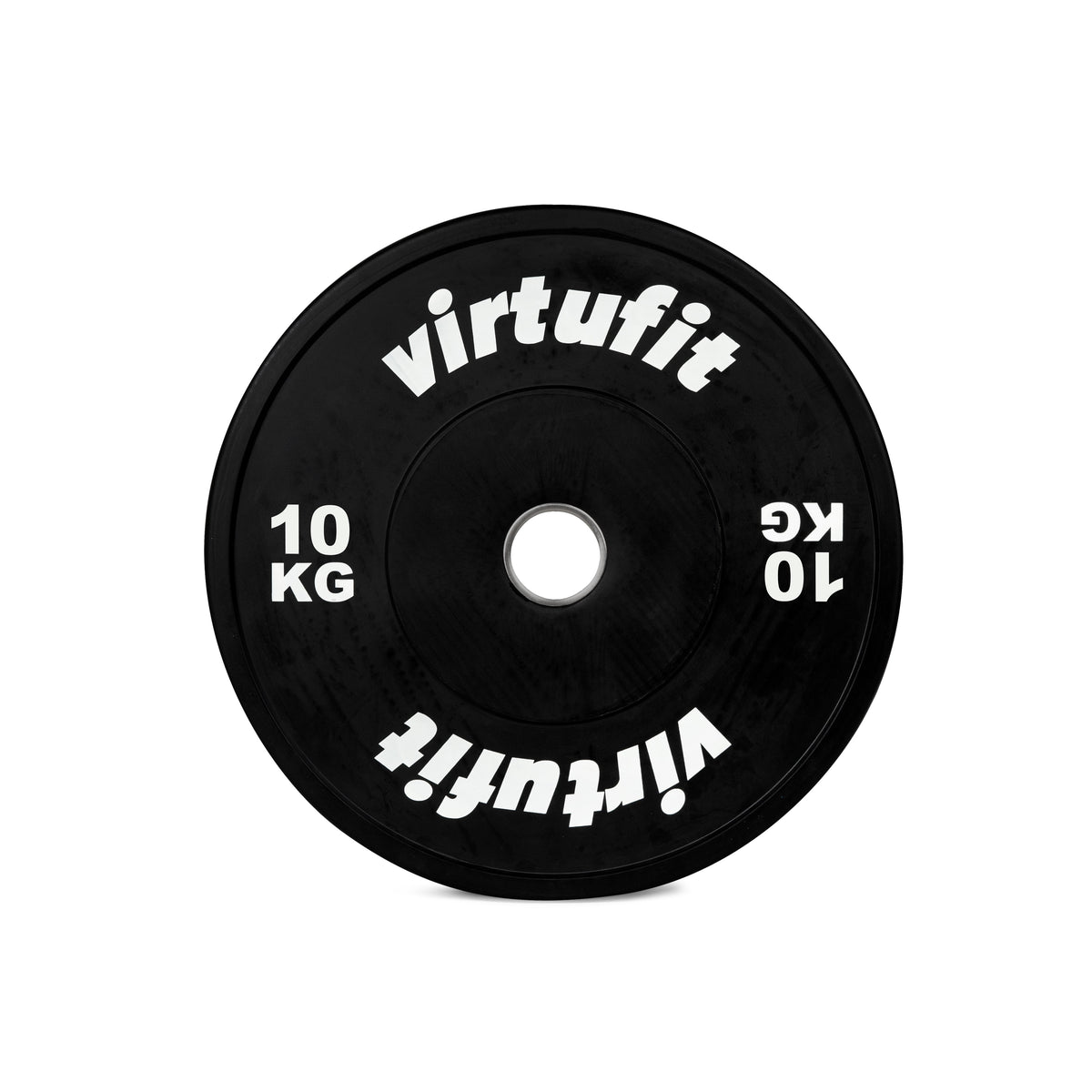 VirtuFit Bumper Plate - Olympische Halterschijf van Rubber - 50 mm - 10 kg - Aanzicht