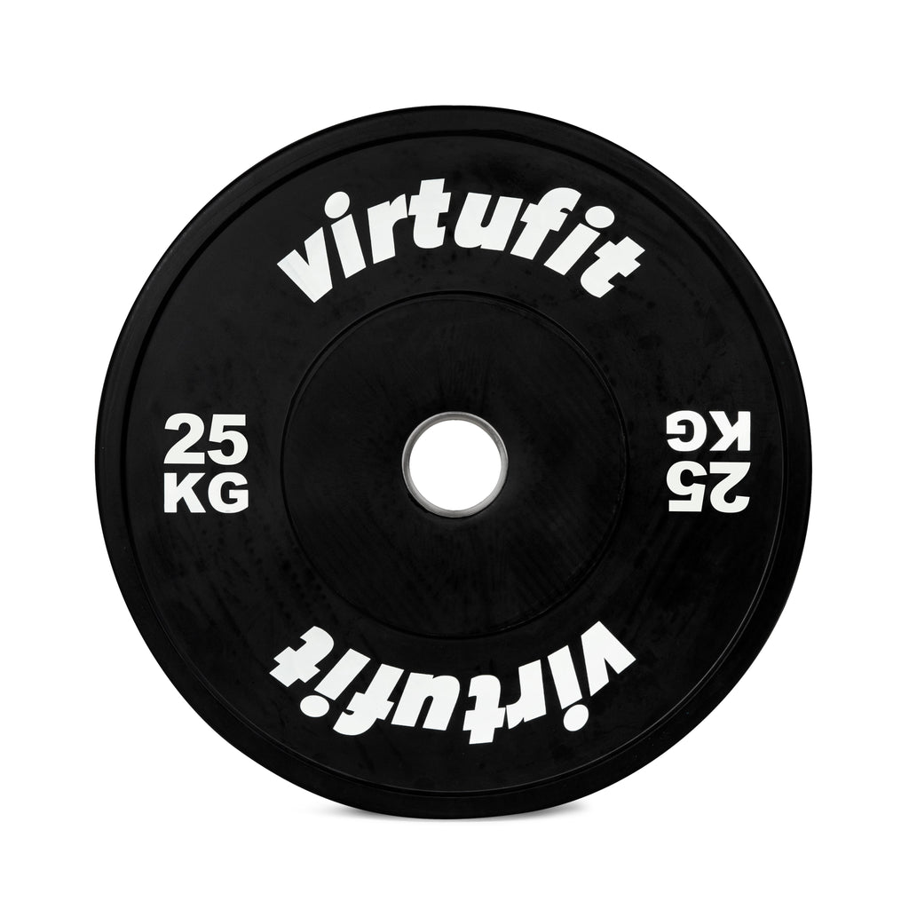 VirtuFit Bumper Plate - Olympische Halterschijf van Rubber - 50 mm - 25 kg - Aanzicht