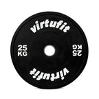 VirtuFit Bumper Plate - Olympische Halterschijf van Rubber - 50 mm - 25 kg - Aanzicht
