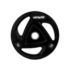 VirtuFit Olympische Rubberen Halterschijf - 10 kg - Aanzicht