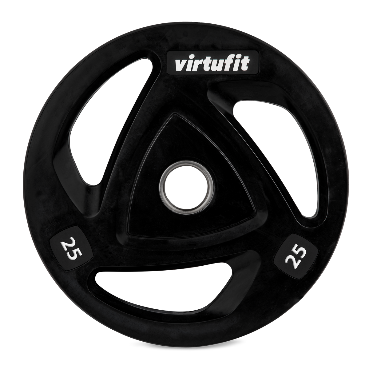VirtuFit Olympische Rubberen Halterschijf - 25 kg - Aanzicht