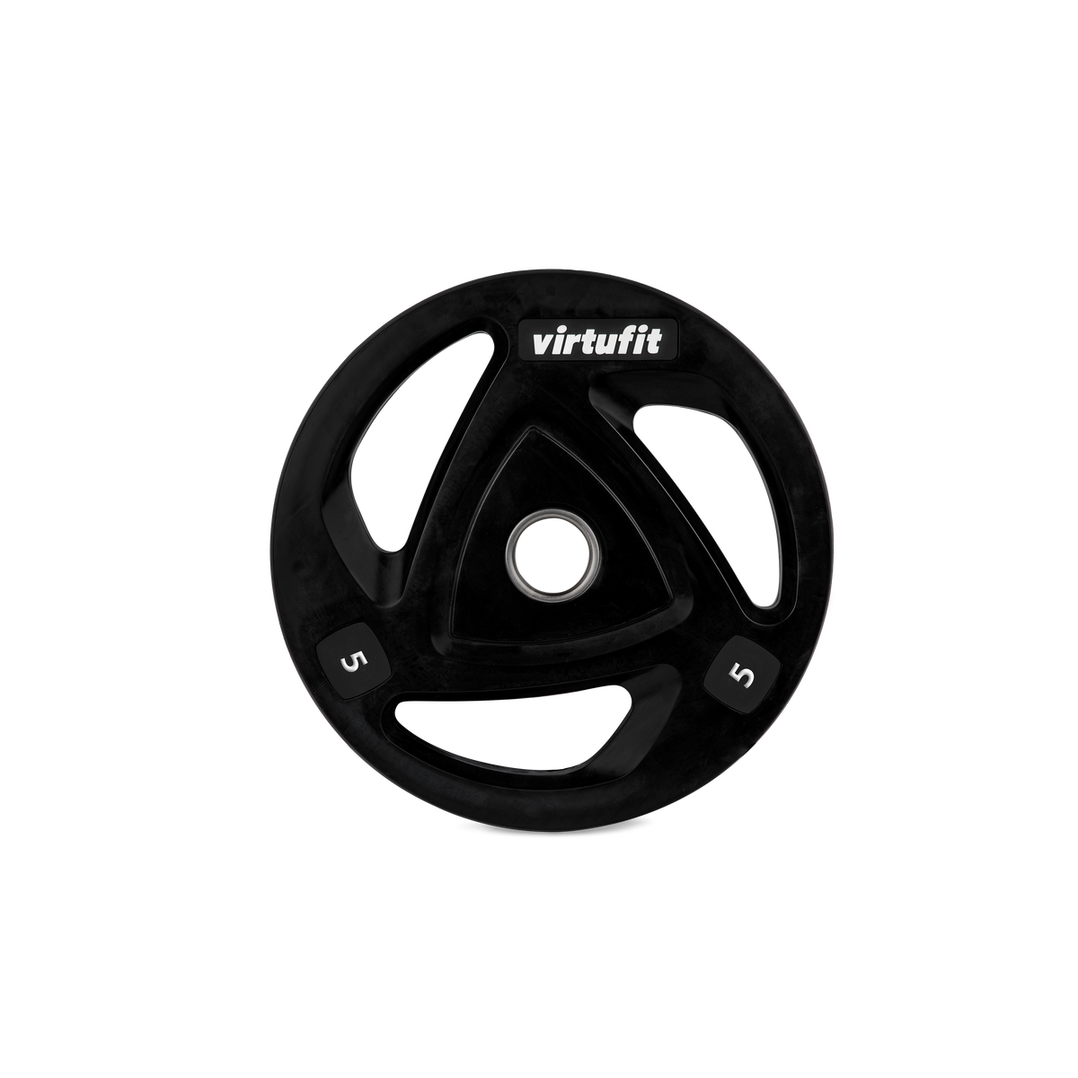 VirtuFit Olympische Rubberen Halterschijf - 5 kg - Aanzicht