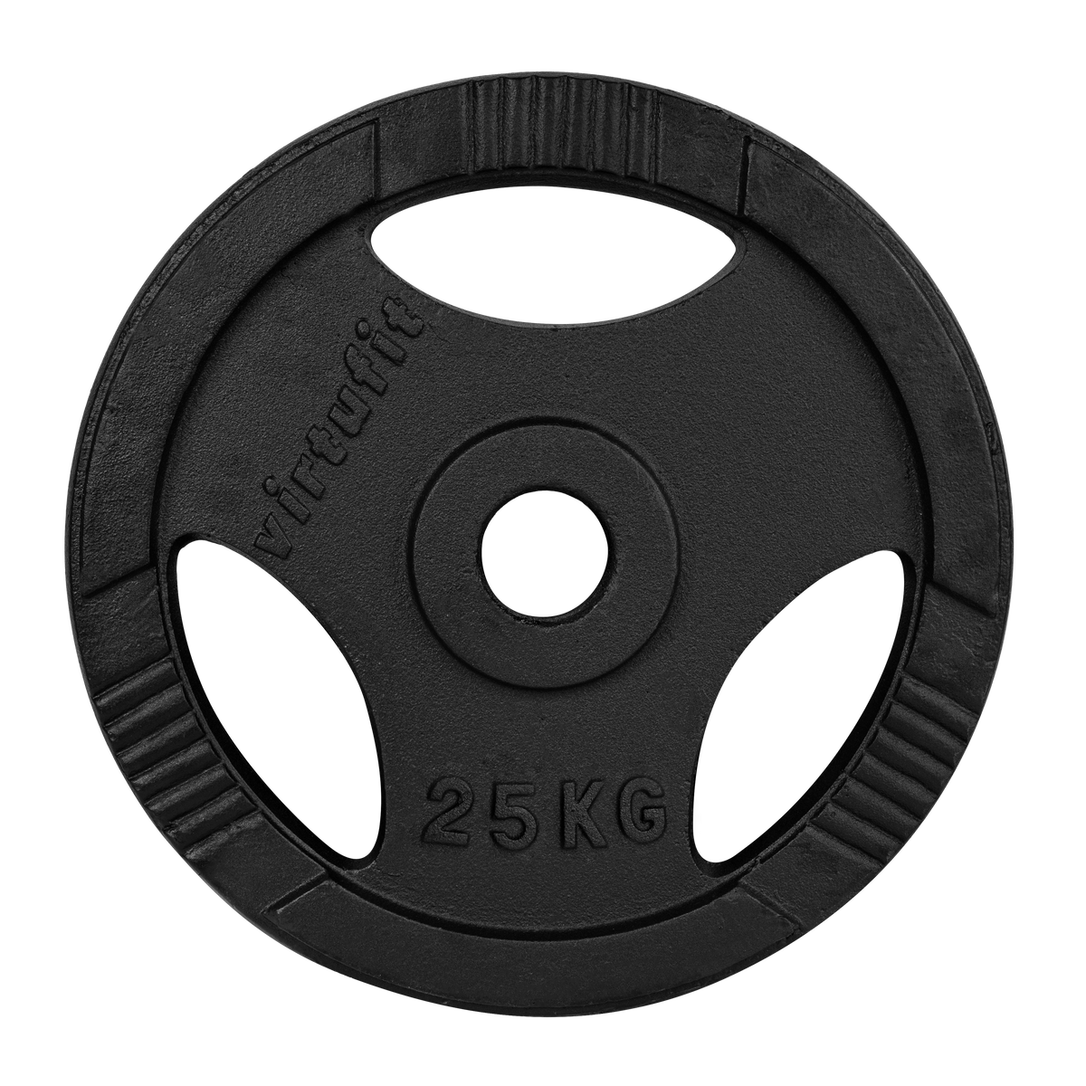 VirtuFit Olympische Gietijzeren Halterschijf - 25 kg - Aanzicht