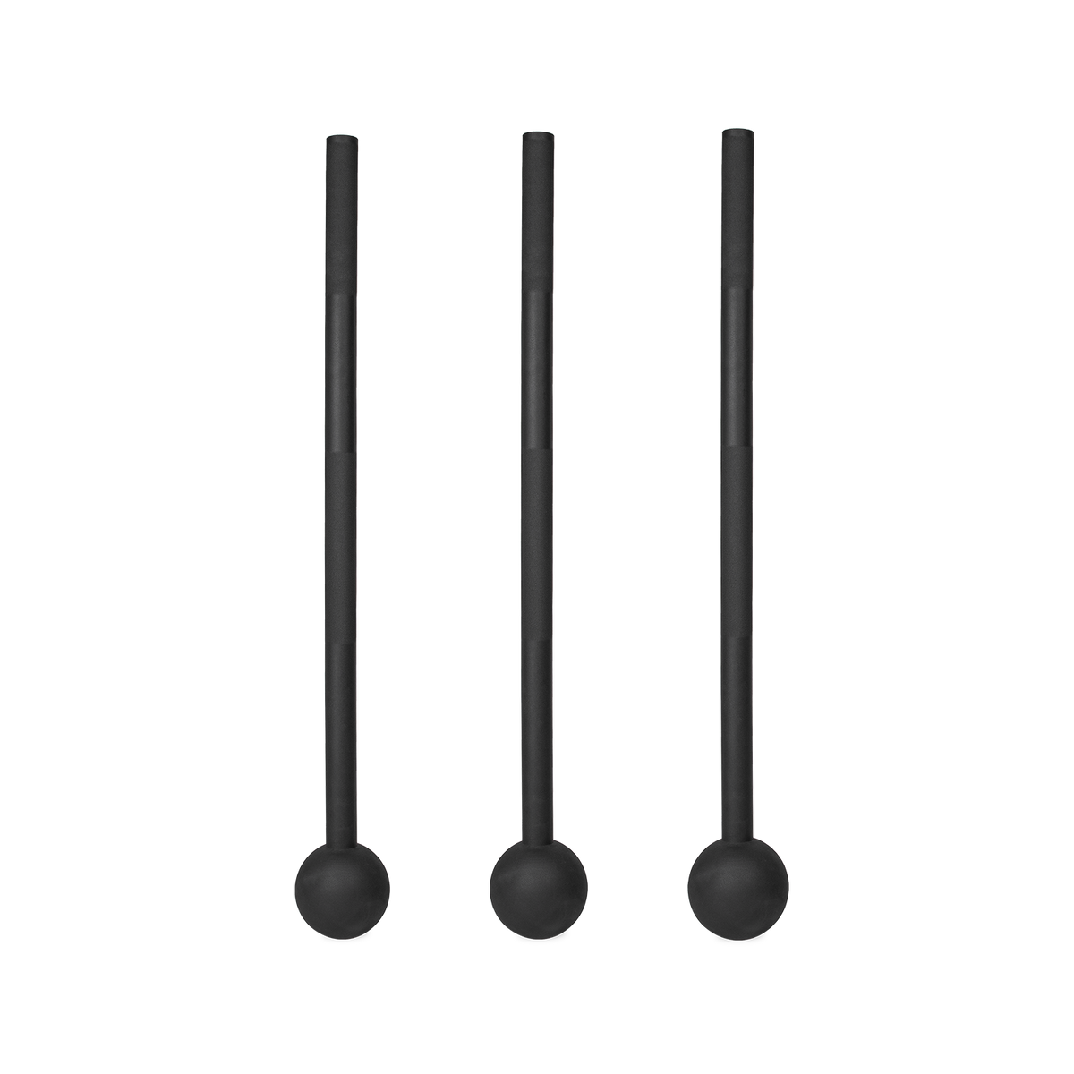 VirtuFit Macebell Set - Zwart - 4, 6, 8 kg - Aanzicht