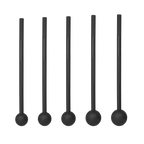 VirtuFit Macebell Set - Zwart - 4, 6, 8, 10, 12 kg - Aanzicht