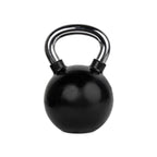 VirtuFit Kettlebell - Rubber/Chroom - 28 kg - Achteraanzicht