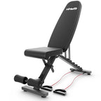VirtuFit Opvouwbare Verstelbare Fitnessbank FB100 - Aanzicht