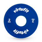 VirtuFit Olympische Fractional Plate - Halterschijf - Bumper Plate -  2 kg - Aanzicht