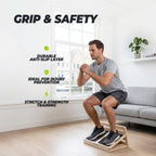 VirtuFit Slant Board - 4 standen - Hout - Aanzicht