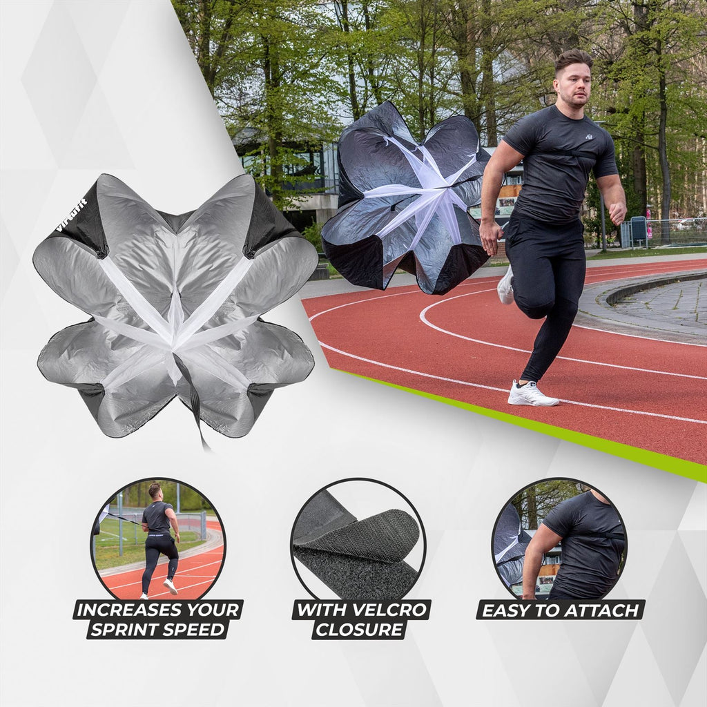 VirtuFit Pro Speed Parachute - Inclusief draagtas - Aanzicht