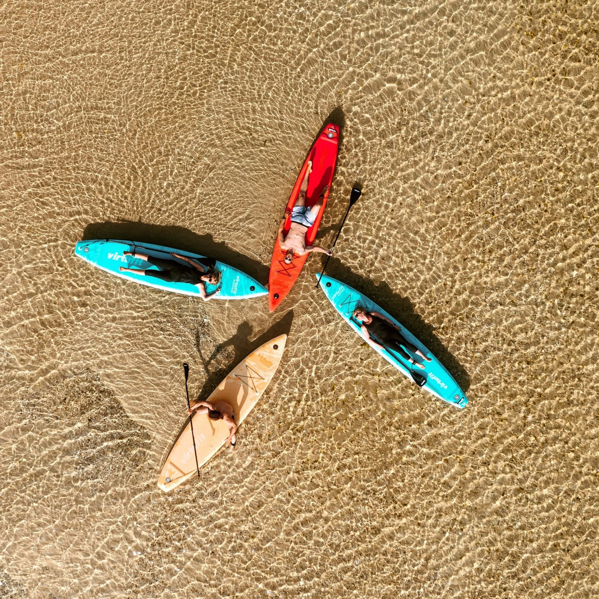 Virtufit Supboard Voyager 381 - Sand Beige - Inclusief accessoires en draagtas - Aanzicht