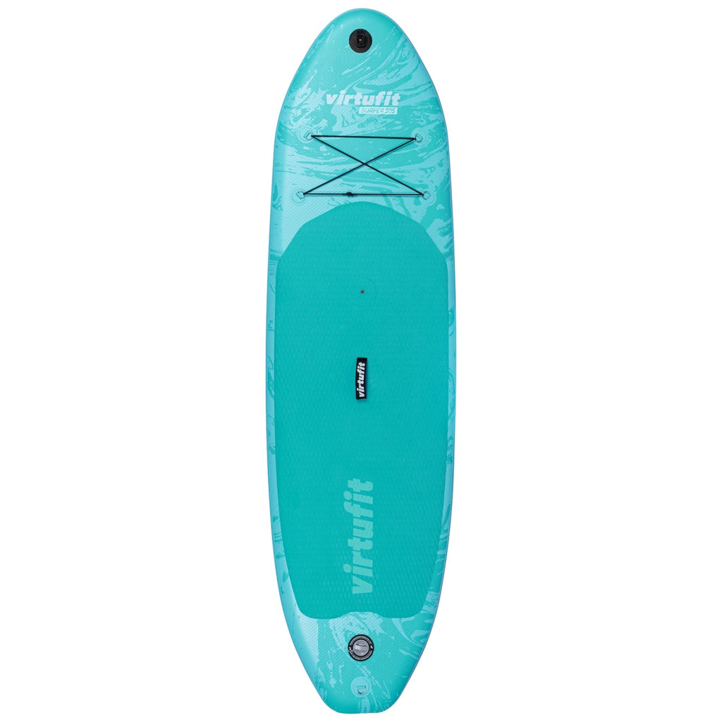 Virtufit Supboard Surfer 305 - Turquoise - Inclusief Windzeil en accessoires - In gebruik