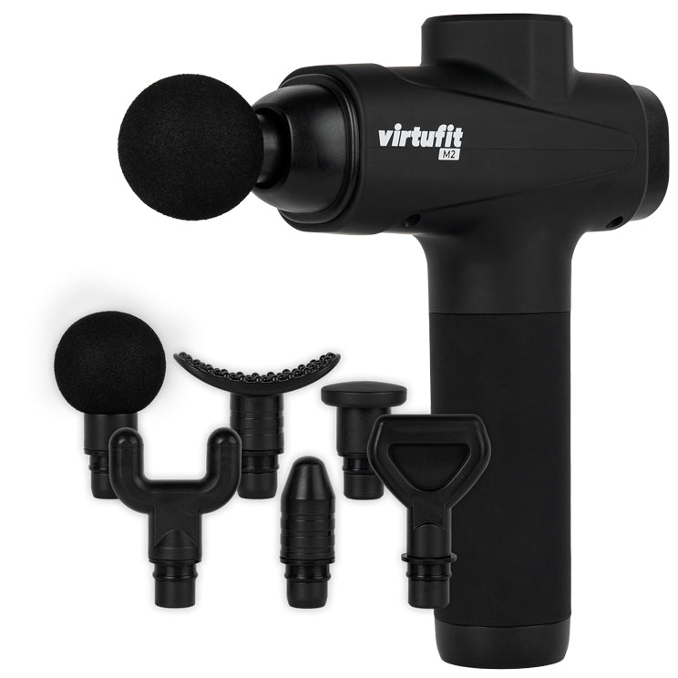 VirtuFit M2 Basic Massage Gun - 6 Opzetstukken - Aanzicht
