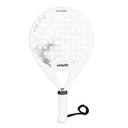 VirtuFit Control Padel Racket - Wit - Zwart - Aanzicht