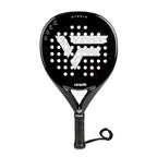 VirtuFit Hybrid Padel Racket - Zwart - Silver - Aanzicht