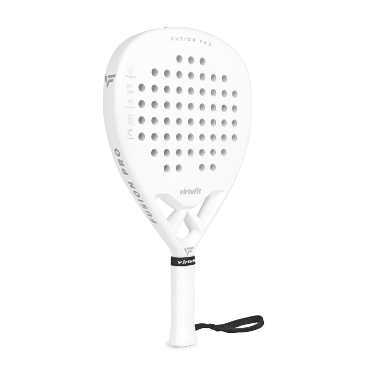 VirtuFit Fusion Pro Padel Set - Wit - Silver - Aanzicht