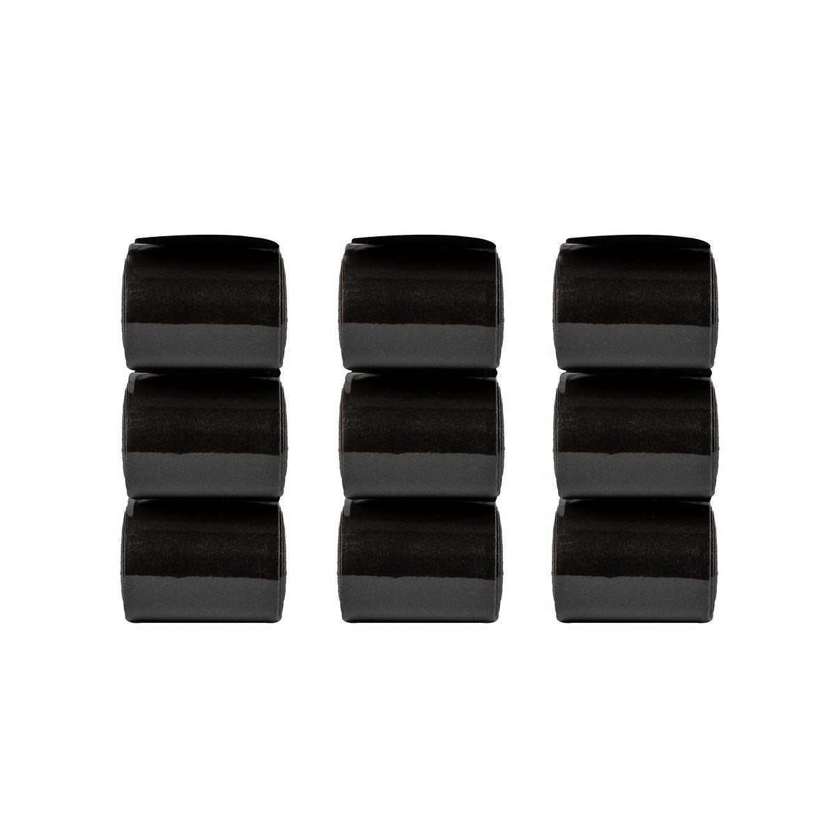 VirtuFit Pro Padel Overgrip - Zwart - 9 Stuks - Aanzicht