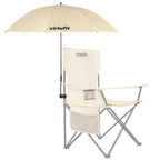 VirtuFit Universele Stoelparasol - Beige - Aanzicht