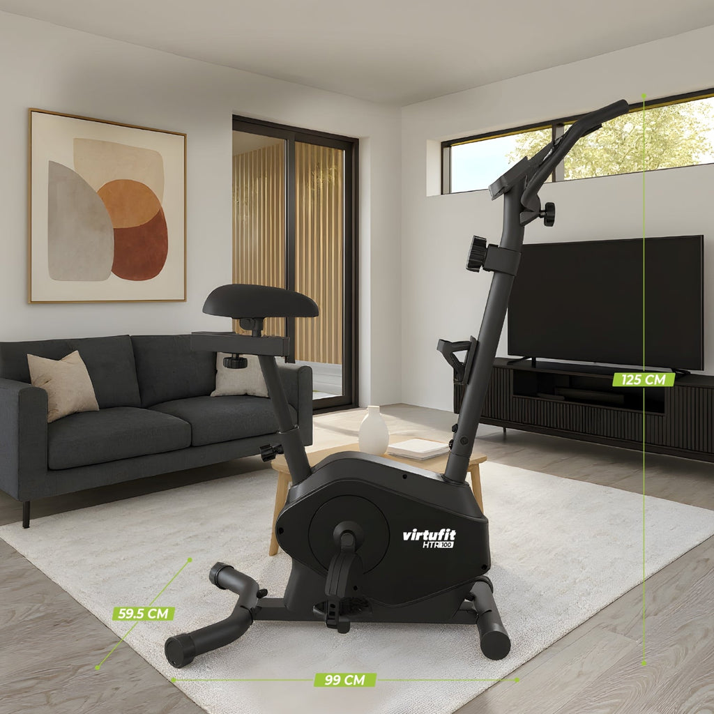 VirtuFit HTR100 Hometrainer - Voor lange gebruikers - 2026 model (HTR 1.0) - Tweedekans - Aanzicht