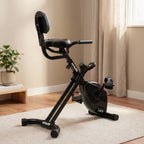 VirtuFit DB100 Opvouwbare Deskbike met Rugleuning - Bureaufiets met Computer - Aanzicht