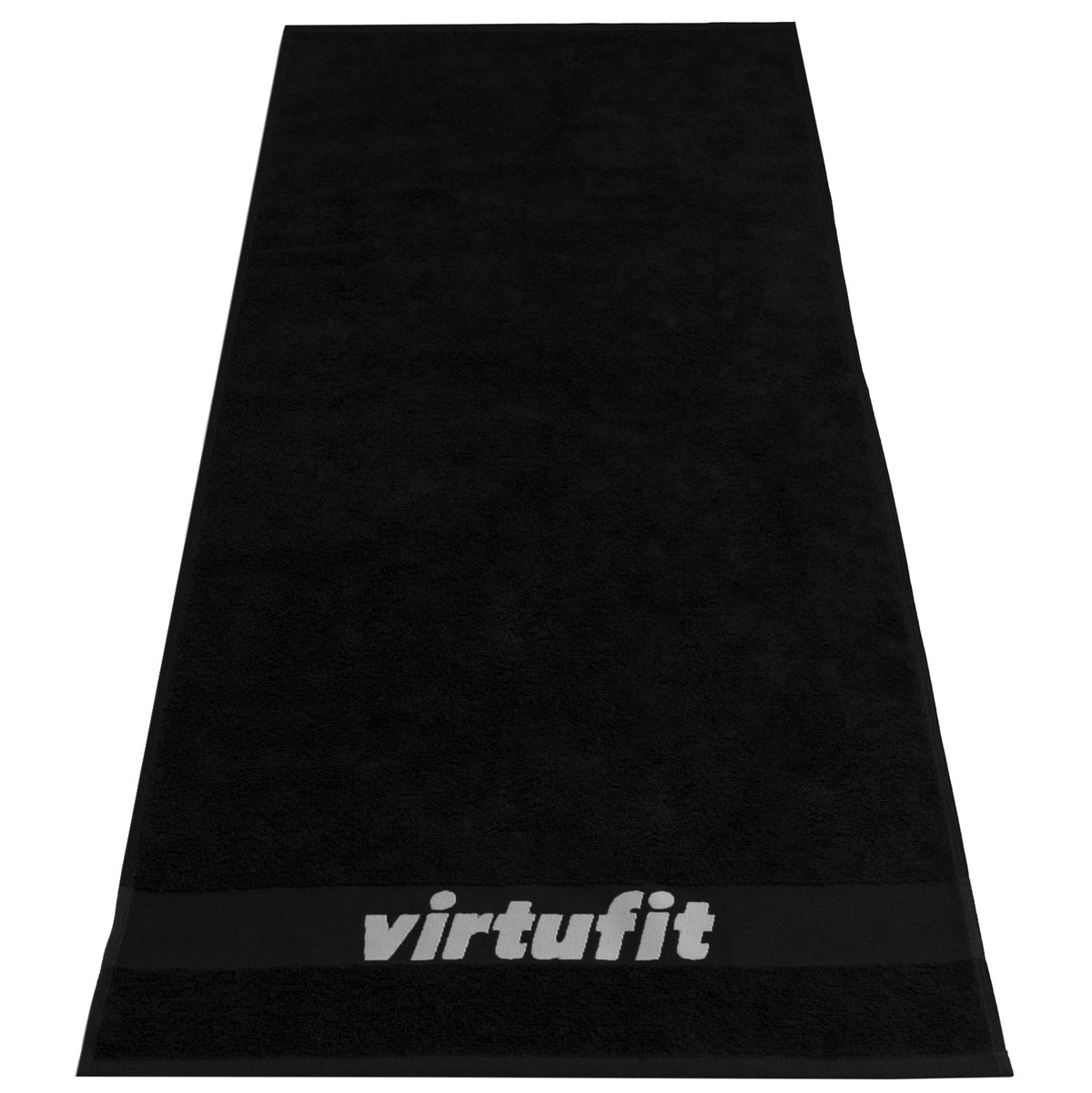 VirtuFit Handdoek - 100 x 50 cm - Zwart - Aanzicht