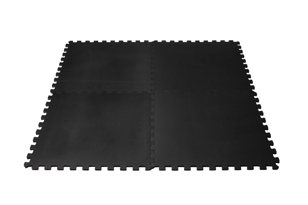 VirtuFit Fitness Puzzelmat - 12-delige Vloermat - 240 x 180 cm - Zwart - Aanzicht