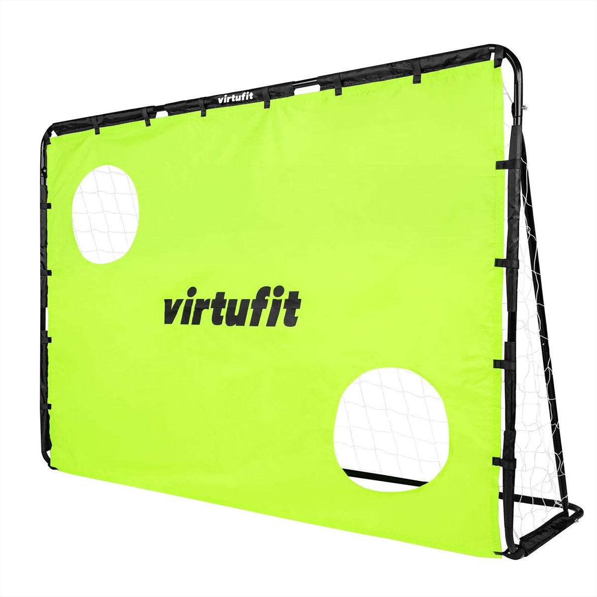 VirtuFit Fußballtor mit Torwand - Fußballtor - 215 x 150 cm - Zweite Chance