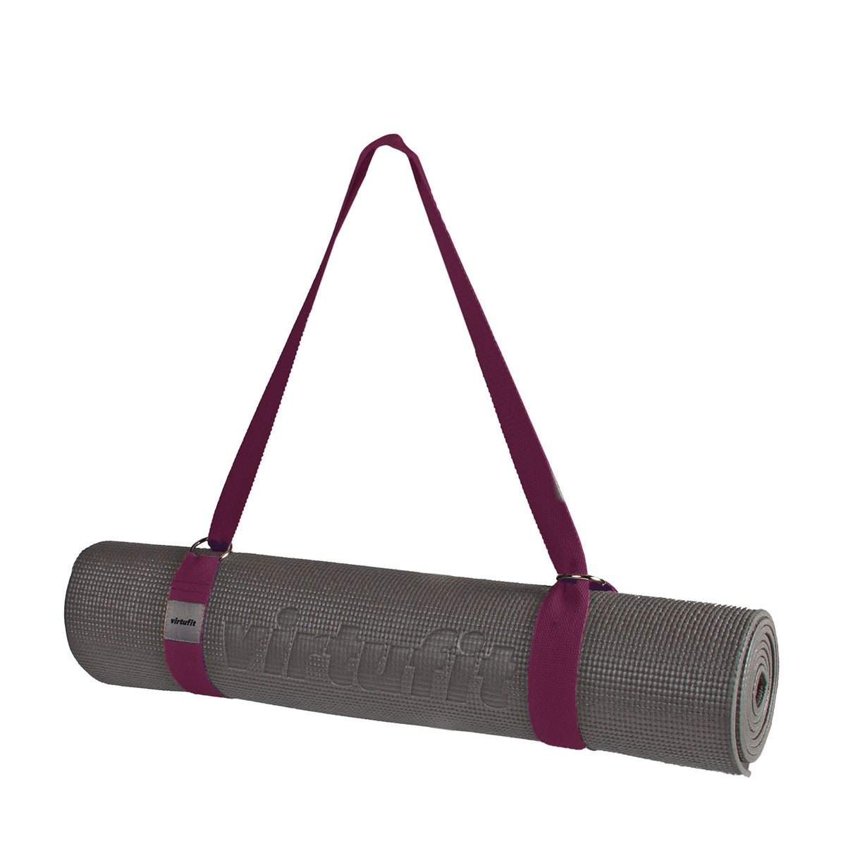 VirtuFit Premium Yogamat Draagriem - Mulberry - Aanzicht