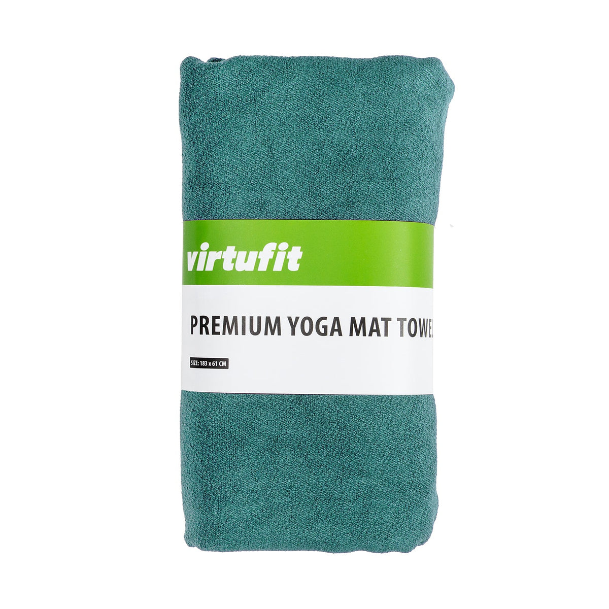 VirtuFit Premium Yoga Microvezel Handdoek - 76 x 51 cm -  Ocean Green - Aanzicht