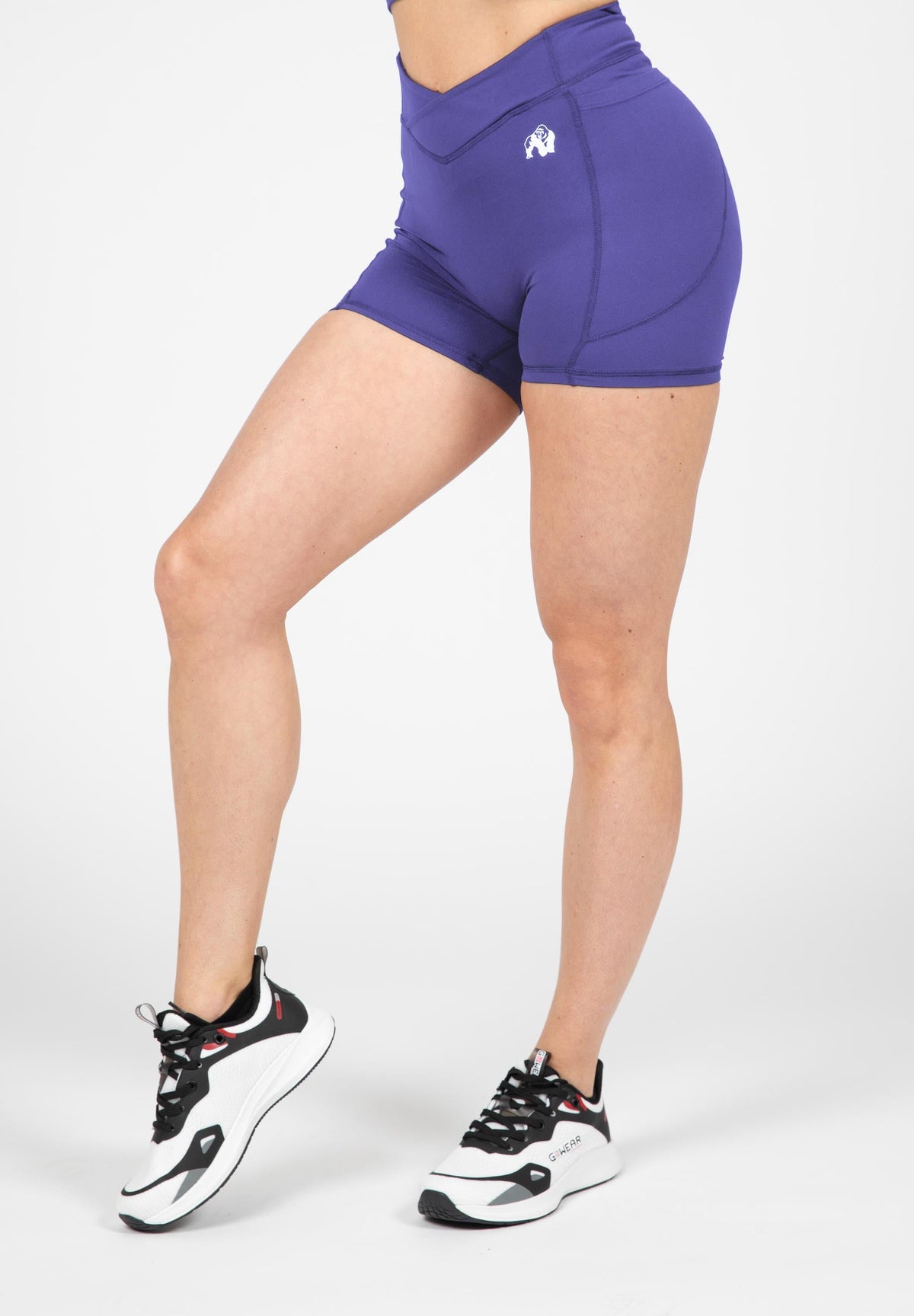 Gorilla Wear Willow Shorts - Paars - Aanzicht