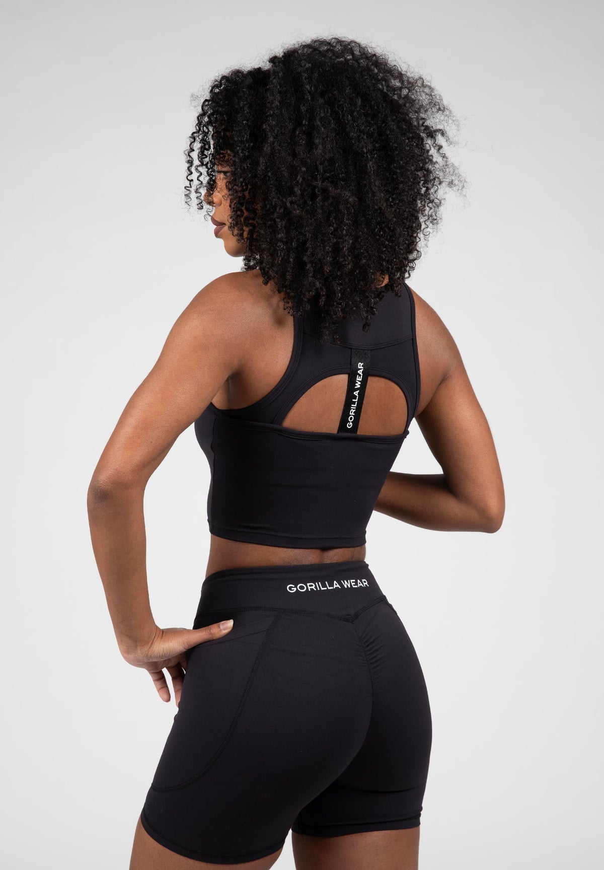 Gorilla Wear Willow Tank Top - Zwart - Aanzicht