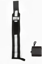 Gorilla Wear Wrist Wraps Ultra - Zwart/Wit - Aanzicht