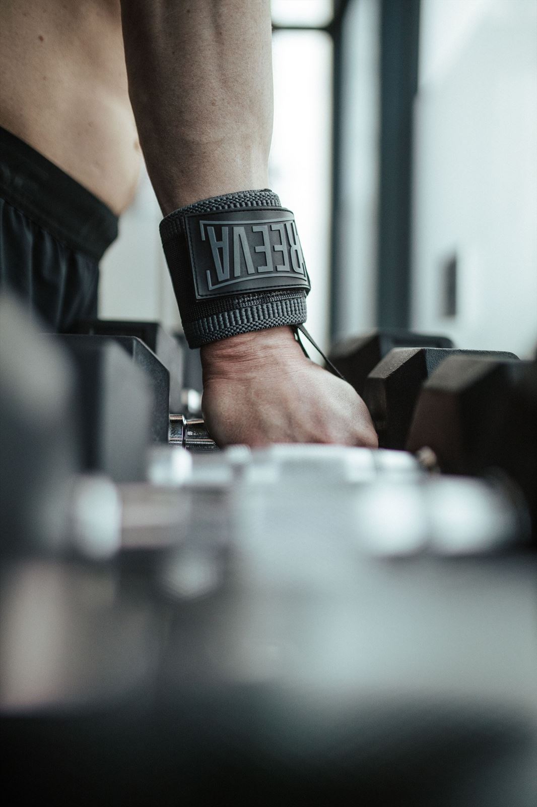 Reeva Wrist Wraps - Grijs - Aanzicht