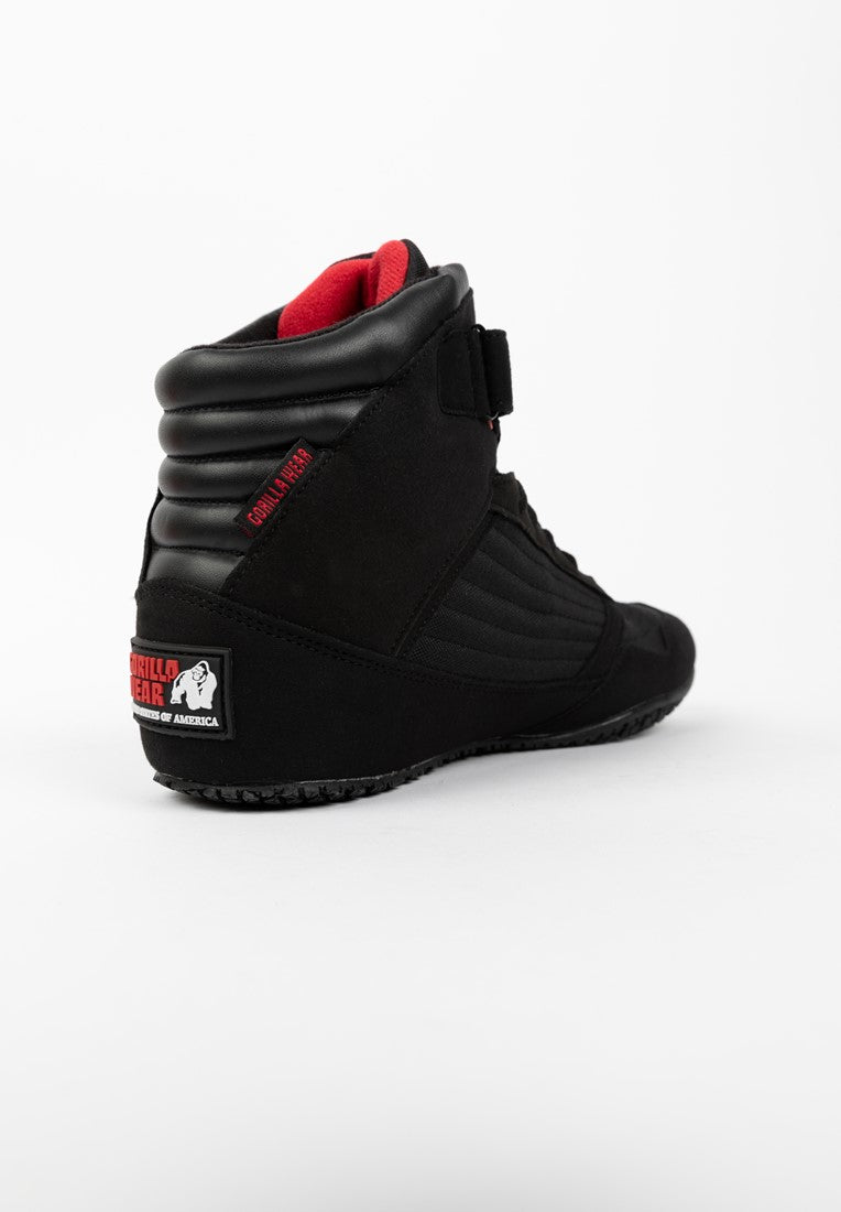 Gorilla Wear High Tops Fitness Schoenen - Zwart - Aanzicht