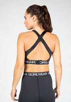 Gorilla Wear Colby Sportbeha - Zwart - Aanzicht