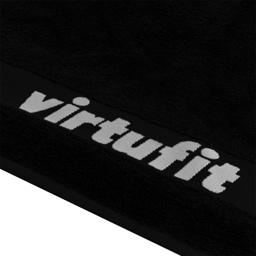 VirtuFit Handdoek - 100 x 50 cm - Zwart - Afbeelding 5
